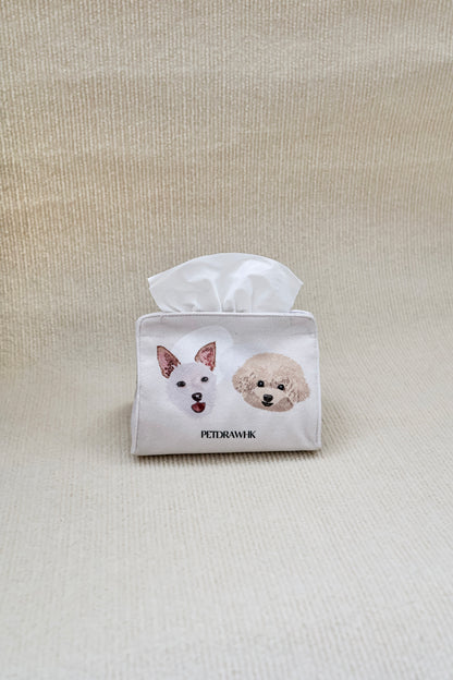 客製化 色塊款 座枱紙巾盒